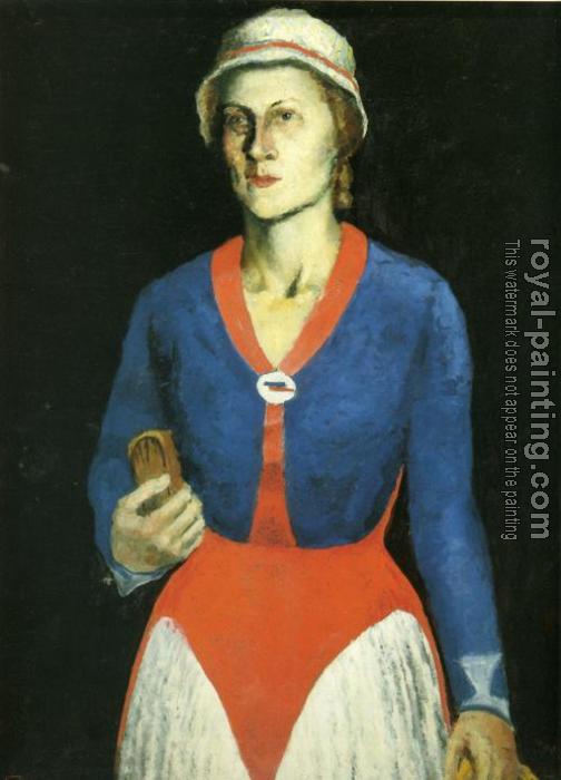 Kazimir Malevich : Portrait of the Artist Wife